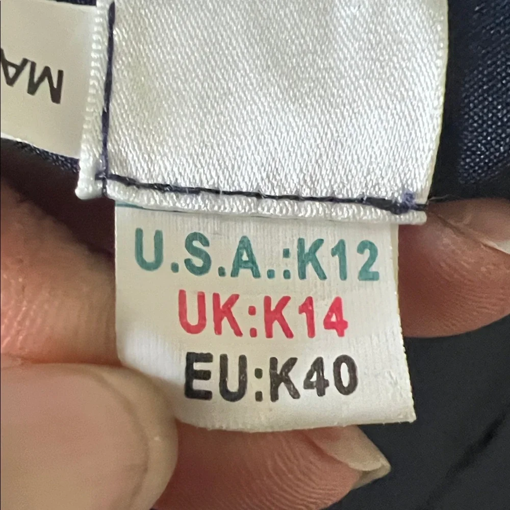 Classic Navy Strapless Chiffon Cocktail Dress - Picture 4 of 4